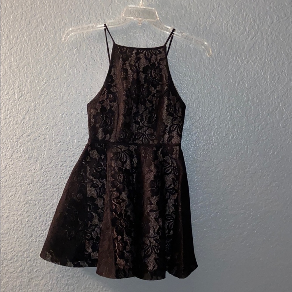 Lace mini dress